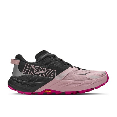 HOKA SPEEDGOAT 7 PRETO ROSA SAPATILHAS TRAIL MULHER 2