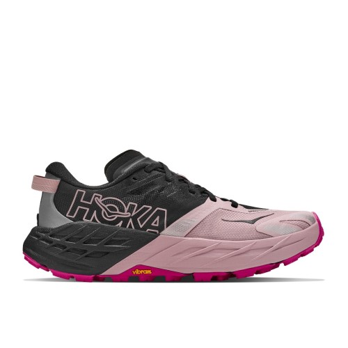 HOKA SPEEDGOAT 7 BLACK PINK TRAIL RUNNING SHOES WOMEN