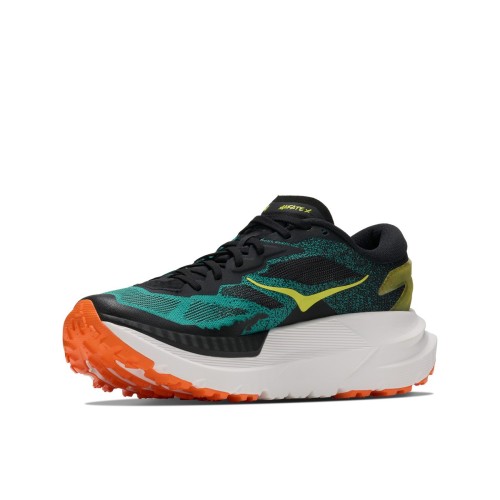 HOKA MAFATE X BLACK ELECTRIC MEN'S TRAIL SHOES