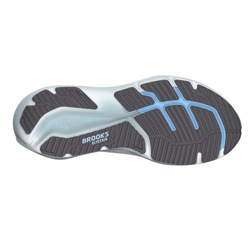BROOKS GLYCERIN 23 BRANCO AZUL SAPATILHAS DE CORRIDA HOMEM