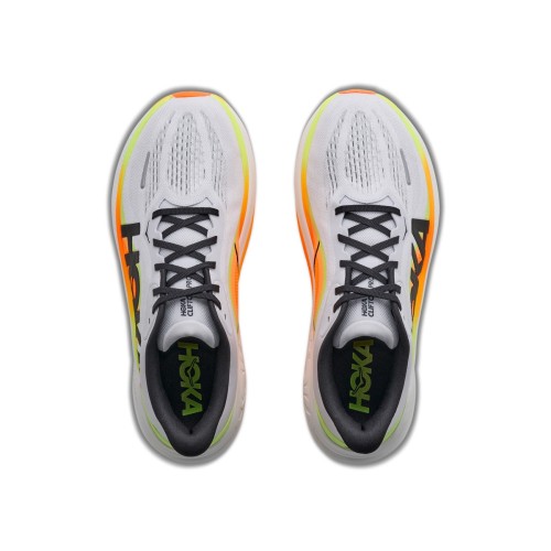 HOKA CLIFTON PRO GRAY ORANGE MEN'S RUNNING SHOES