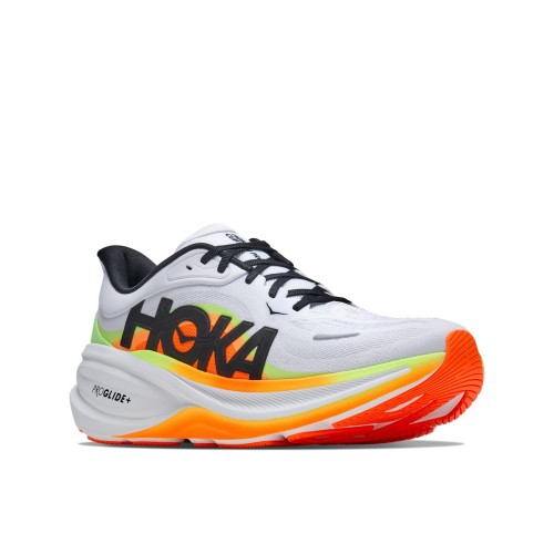 HOKA CLIFTON PRO CINZA LARANJA TÊNIS DE CORRIDA MASCULINO
