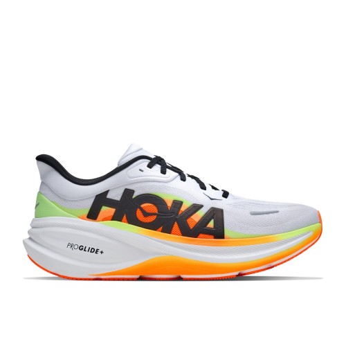 HOKA CLIFTON PRO CINZA LARANJA TÊNIS DE CORRIDA MASCULINO