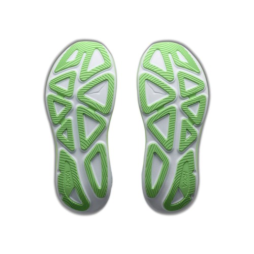 HOKA CLIFTON PRO CINZA AMARELO TÊNIS RUNNING FEMININO