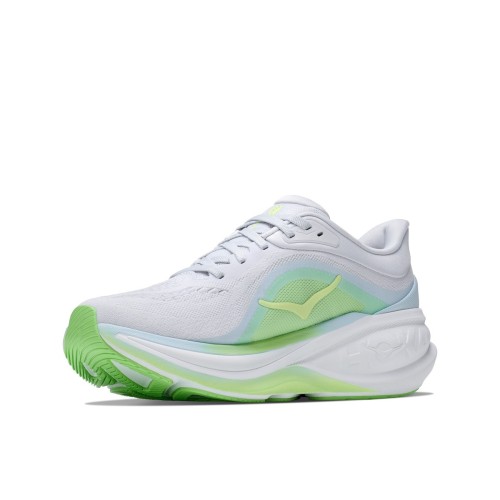 HOKA CLIFTON PRO CINZA AMARELO TÊNIS RUNNING FEMININO