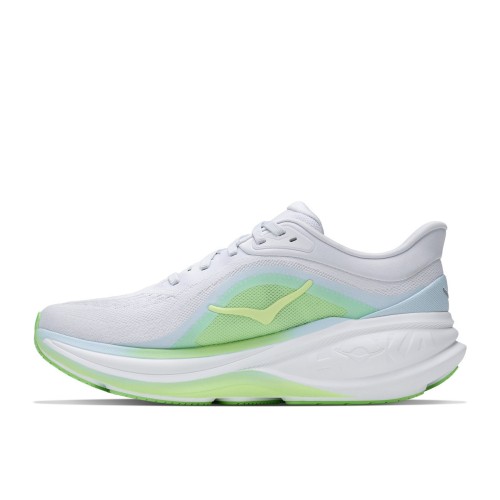 HOKA CLIFTON PRO CINZA AMARELO TÊNIS RUNNING FEMININO