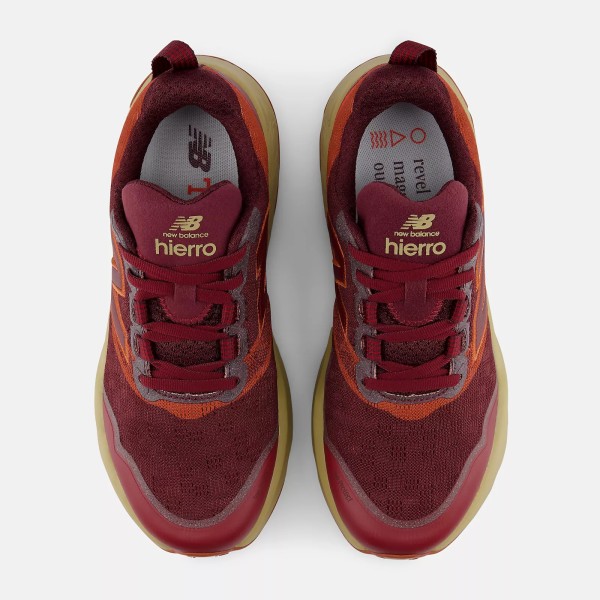 NEW BALANCE FRESH FOAM X HIERRO V9 BURGUNDY TRAIL SHOES WOMEN