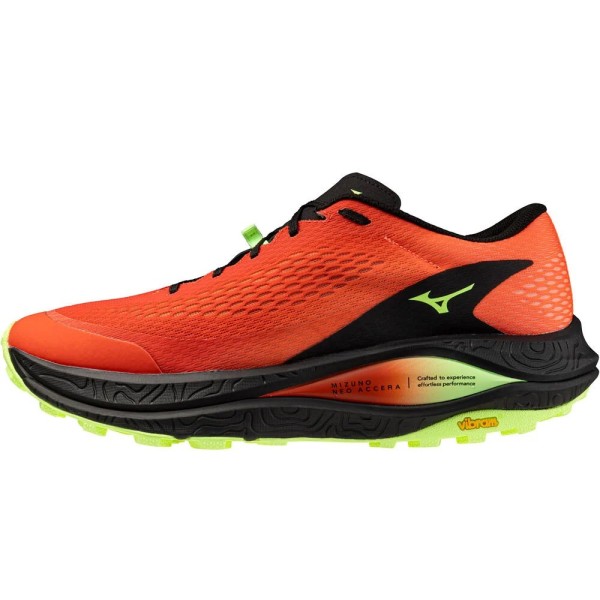 MIZUNO NEO ACCERA RED BLACK TRAIL SHOES MEN