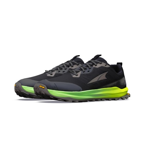 ALTRA LONE PEAK 9+ BLACK LIME TRAIL RUNNING SHOE FOR MEN