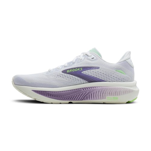 BROOKS GHOST 18 WHITE PURPLE WOMEN'S RUNNING SHOES