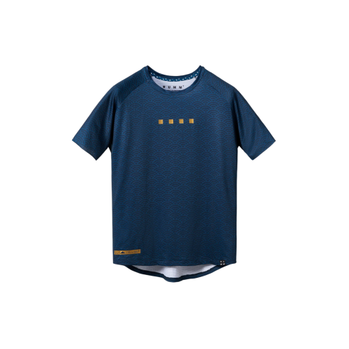 RUMM KIKKO BLUE SHORT SLEEVE T-SHIRT FOR MEN