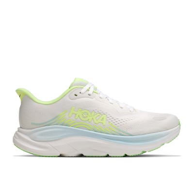 HOKA CLIFTON 11 FROST NEON ZAPATILLAS RUNNING MUJER VISTA LATERAL,ARISTARUN 2