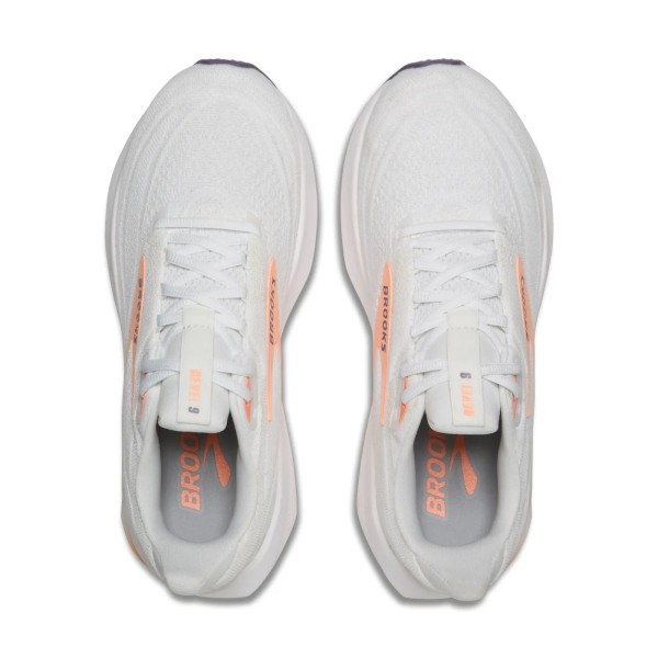 BROOKS REVEL 9 WHITE CORAL WOMEN'S RUNNING SHOES