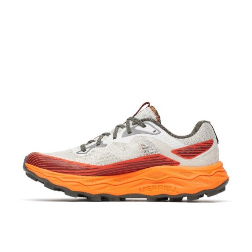 MERRELL AGILITY PEAK 6 GREY ORANGE TRAIL RUNNING SHOES FOR MEN