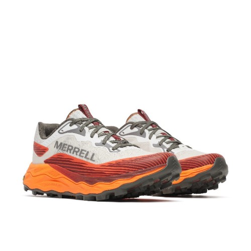 MERRELL AGILITY PEAK 6 GREY ORANGE TRAIL RUNNING SHOES FOR MEN