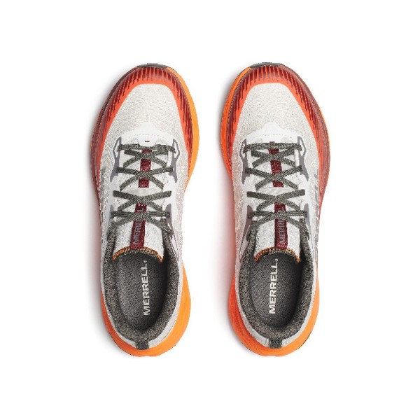 MERRELL AGILITY PEAK 6 CINZA LARANJA TÊNIS DE TRAIL MASCULINO