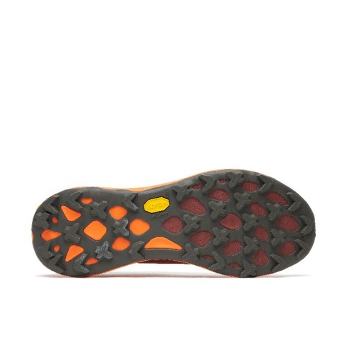 MERRELL AGILITY PEAK 6 GREY ORANGE TRAIL RUNNING SHOES FOR MEN