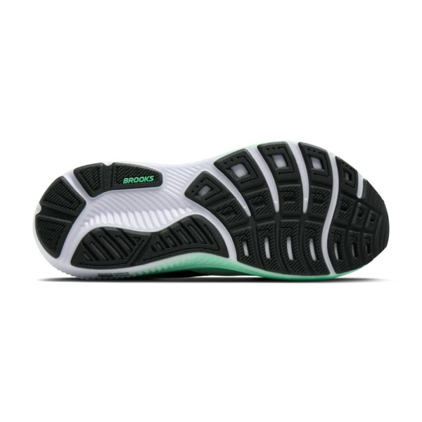BROOKS GHOST 18 WHITE GREEN MENS RUNNING SHOES
