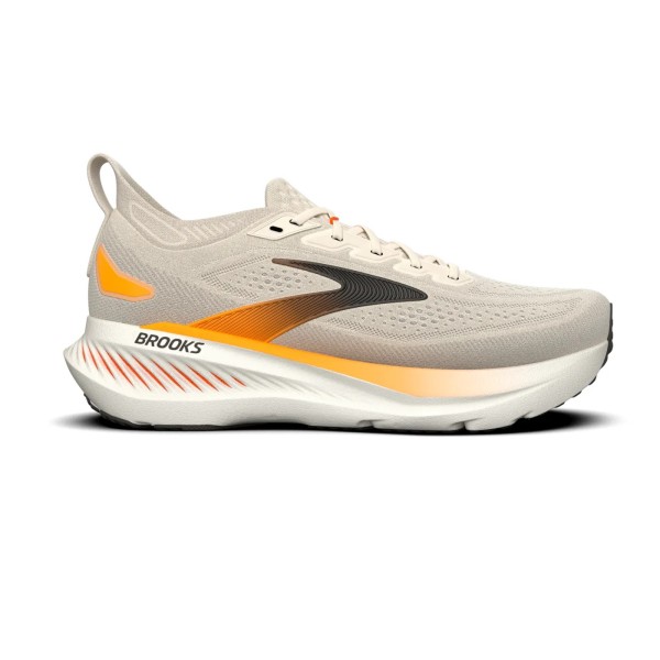 BROOKS GLYCERIN 23 BEIGE ORANGE MENS RUNNING SHOES