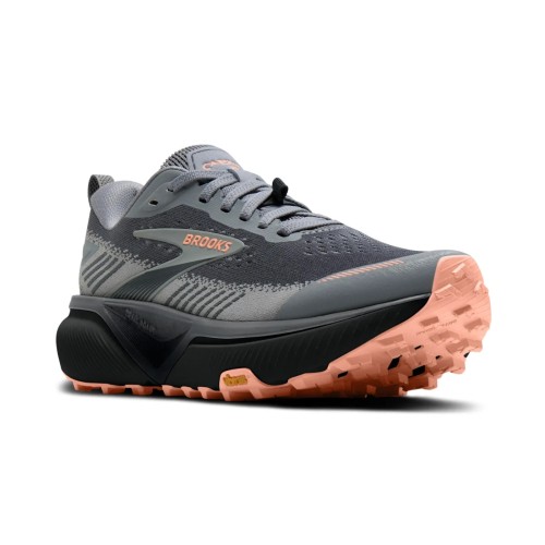 BROOKS CASCADIA 20 CINZA ROSA SANDÁLIAS TRAIL MULHER