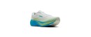 BROOKS GHOST AMP BLANCO AZUL ZAPATILLAS RUNNING HOMBRE