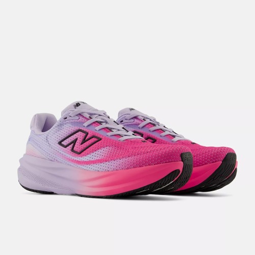 NEW BALANCE INFINION 1080 ROSA LILA ZAPATILLAS RUNNING MUJER VISTA LATERAL PAREJA EXTERNA, ARISTARUN