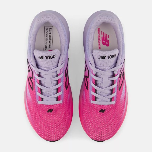 NEW BALANCE INFINION 1080 ROSA LILA ZAPATILLAS RUNNING MUJER VISTA SUPERIOR PAREJA, ARISTARUN