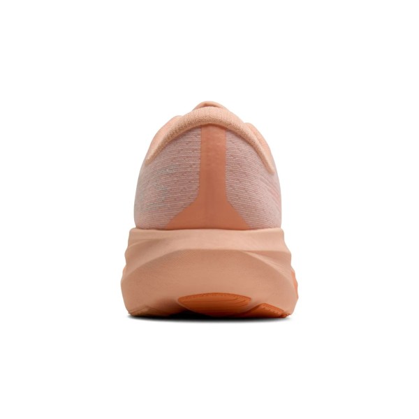 BROOKS GHOST AMP PEACH ZAPATILLAS RUNNING MUJER VISTA TRASERA, ARISTARUN