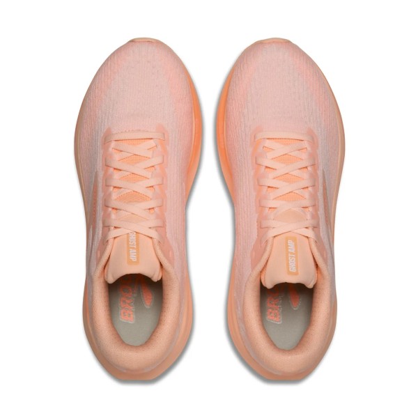 BROOKS GHOST AMP PEACH ZAPATILLAS RUNNING MUJER VISTA SUPERIOR PAREJA, ARISTARUN
