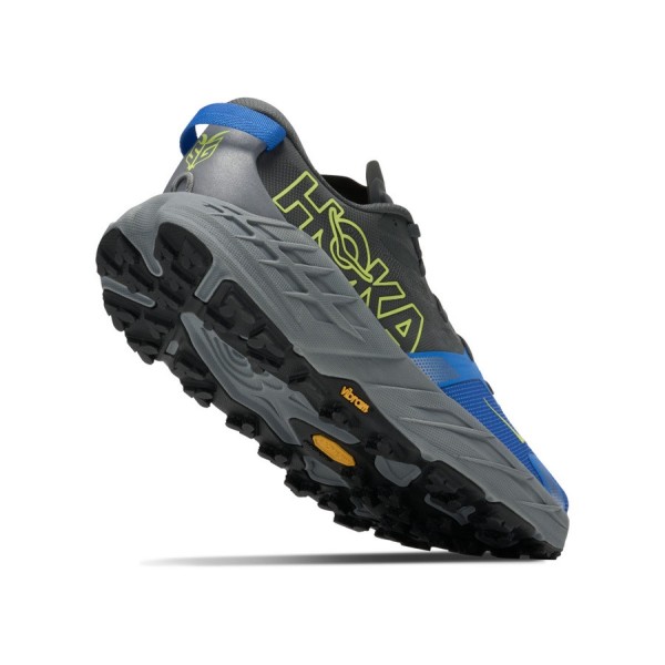 HOKA SPEEDGOAT 7 GRIS AZUL ZAPATILLAS TRAIL MUJER
