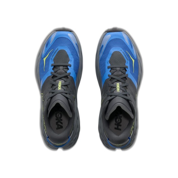 HOKA SPEEDGOAT 7 GRIS AZUL ZAPATILLAS TRAIL MUJER