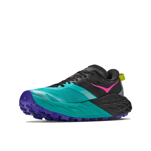 HOKA SPEEDGOAT 7 BLACK AQUA ZAPATILLAS TRAIL MUJER,ARISTARUN