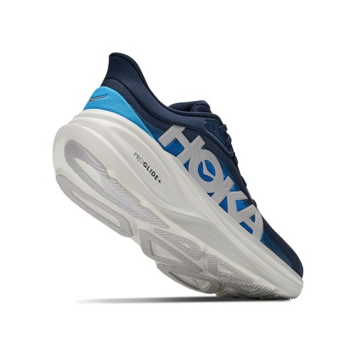 HOKA CLIFTON PRO NAVY ZAPATILLAS RUNNING HOMBRE VISTA TRASERA,ARISTARUN