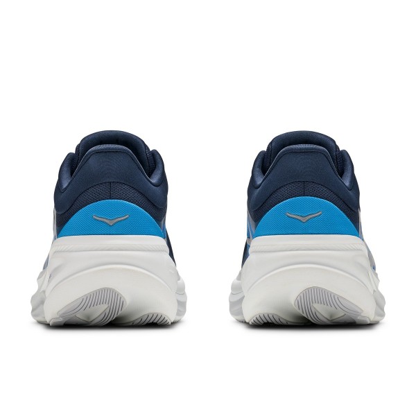 HOKA CLIFTON PRO NAVY ZAPATILLAS RUNNING HOMBRE VISTA TRASERA,ARISTARUN