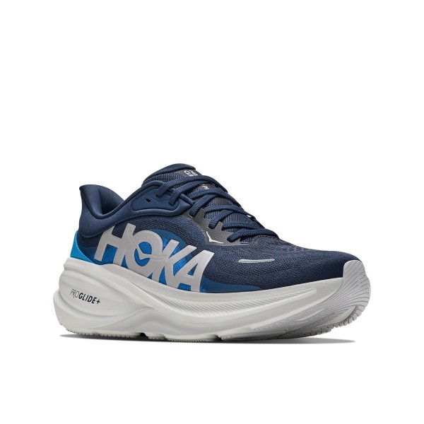 HOKA CLIFTON PRO NAVY ZAPATILLAS RUNNING HOMBRE VISTA LATERAL,ARISTARUN