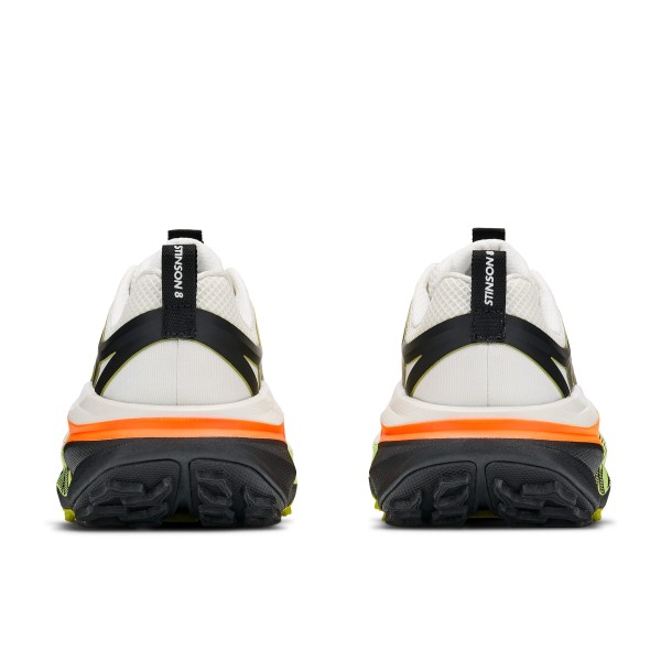 HOKA STINSON 8 FROST BLACK ZAPATILLAS MIXTAS HOMBRE VISTA TRASERA,ARISTARUN