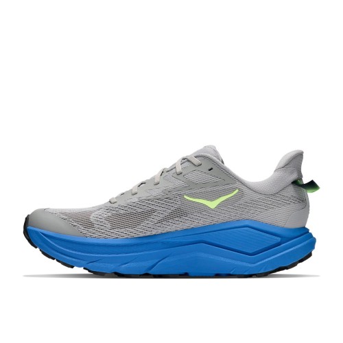 HOKA CHALLENGER 8 GRIS AZUL ZAPATILLAS MIXTAS HOMBRE VISTA INTERIOR,ARISTARUN
