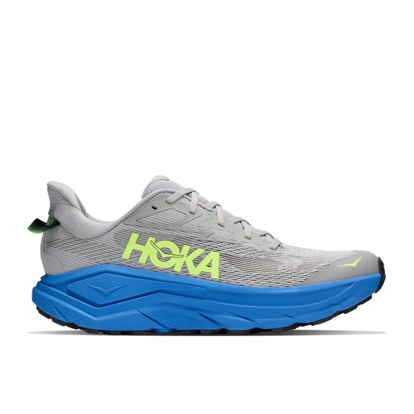 HOKA CHALLENGER 8 GRIS AZUL ZAPATILLAS MIXTAS HOMBRE VISTA EXTERIOR,ARISTARUN