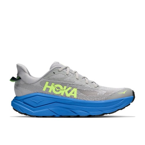 HOKA CHALLENGER 8 GRIS AZUL ZAPATILLAS MIXTAS HOMBRE VISTA EXTERIOR,ARISTARUN