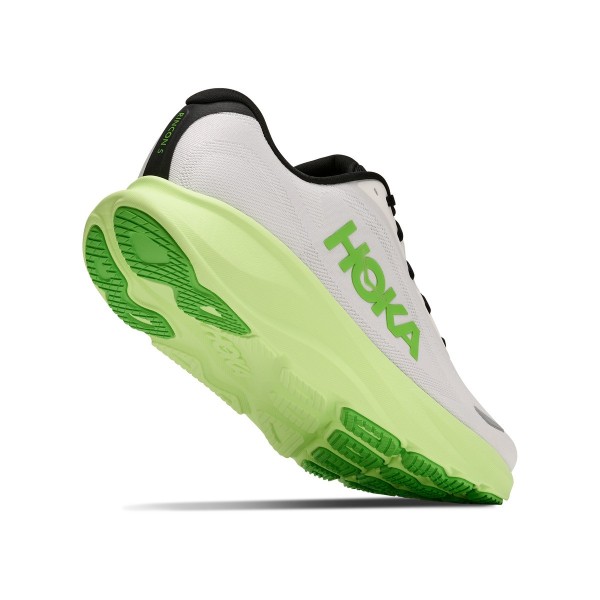 HOKA RINCON 5 FROST BLACK ZAPATILLAS RUNNING HOMBRE VISTA TRASERA,ARISTARUN