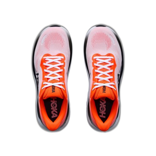 HOKA CLIFTON 11 NEON TANGERINE ZAPATILLAS RUNNING HOMBRE VISTA SUPERIOR,ARISTARUN
