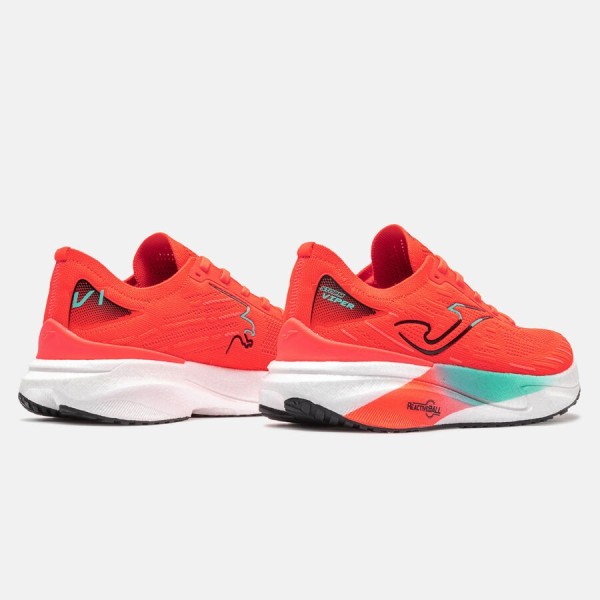 JOMA VIPER ROJO ZAPATILLAS RUNNING HOMBRE VISTA TRASERA,ARISTARUN
