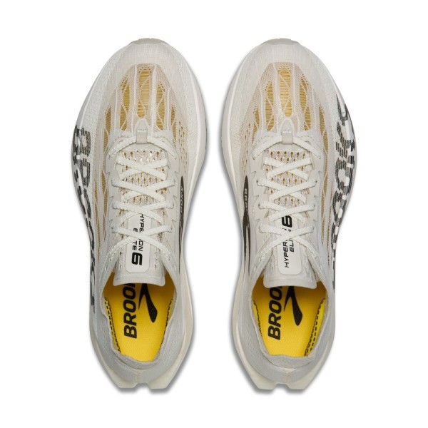 BROOKS HYPERION ELITE 6 GREY YELLOW ZAPATILLAS RUNNING VISTA SUPERIOR,ARISTARUN
