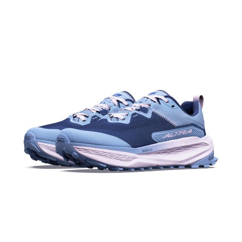 ALTRA OLYMPUS 7 AZUL ROSA ZAPATILLAS TRAIL MUJER