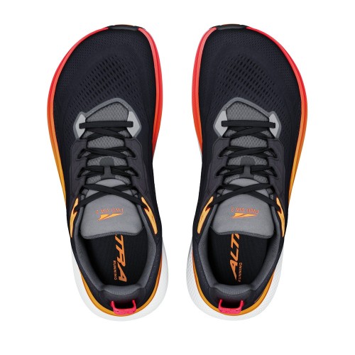 ALTRA FWD VIA 2 NEGRO NARANJA ZAPATILLAS ASFALTO HOMBRE VISTA SUPERIOR, ARISTARUN