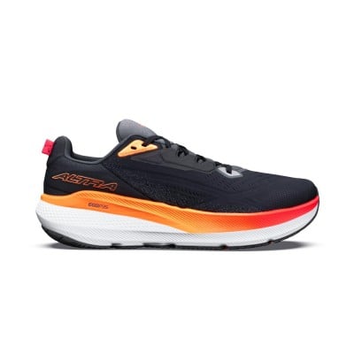 ALTRA FWD VIA 2 NEGRO NARANJA ZAPATILLAS ASFALTO HOMBRE VISTA LATERAL EXTERNA, ARISTARUN