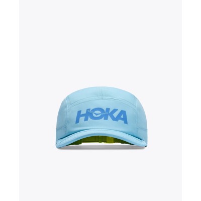 HOKA GORRA RUN AZUL VISTA FRONTAL, ARISTARUN