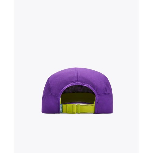 HOKA GORRA RUN MORADO VISTA TRASERA, ARISTARUN