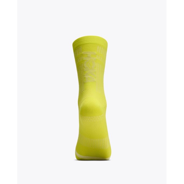 HOKA TRAIL RUN CREW AMARILLO CALCETINES VISTA TRASERA, ARISTARUN