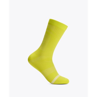 HOKA TRAIL RUN CREW AMARILLO CALCETINES VISTA LATERAL, ARISTARUN